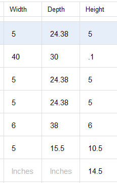 Batch Edit dimentions