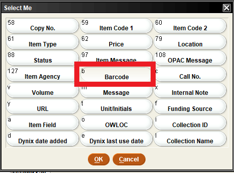 Sierra Field Barcode