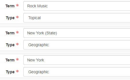 ASpace Geographic Subdivision