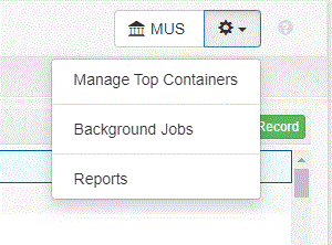 Manage top containers